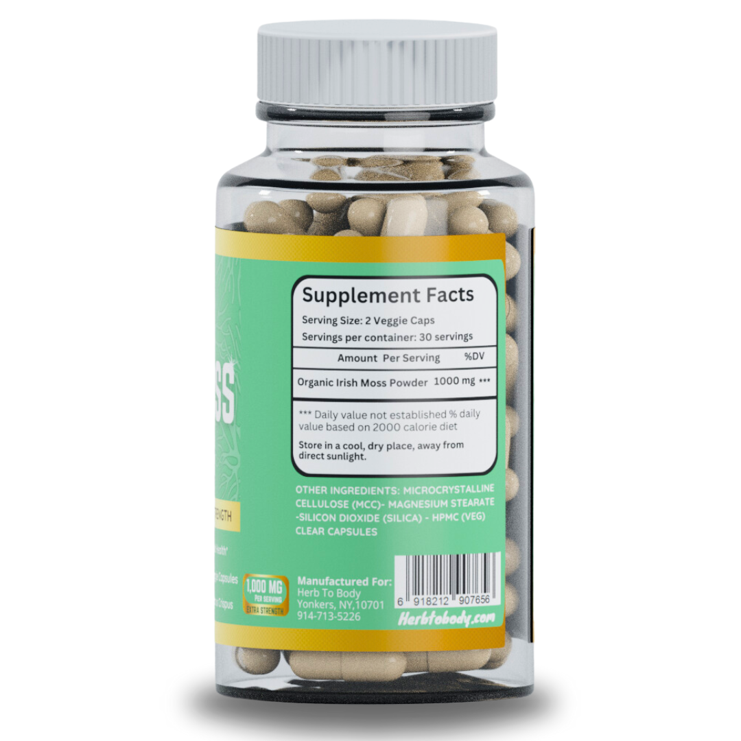 Organic Sea Moss Capsules (60 Capsules)