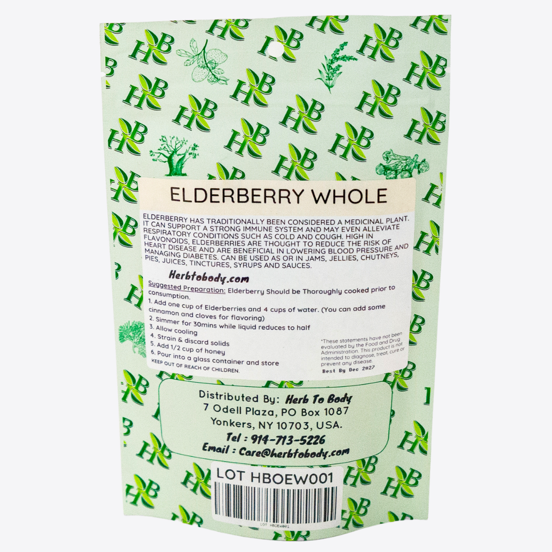 Organic Elderberry Whole