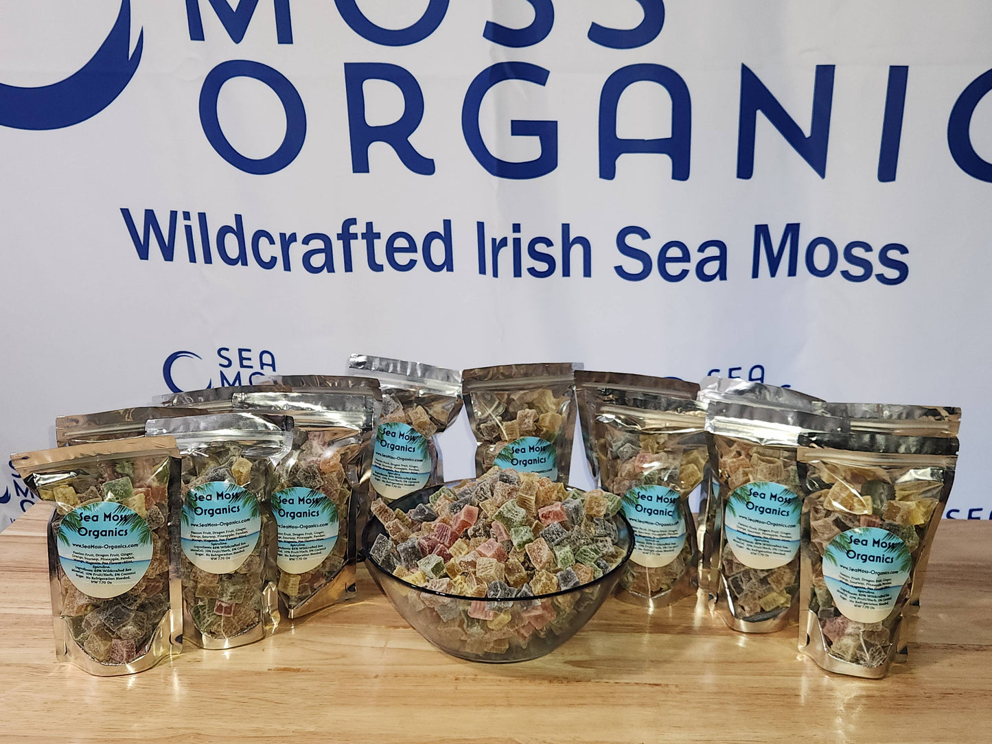 Sea Moss Gummies with organic fruits No Refrigeration needed