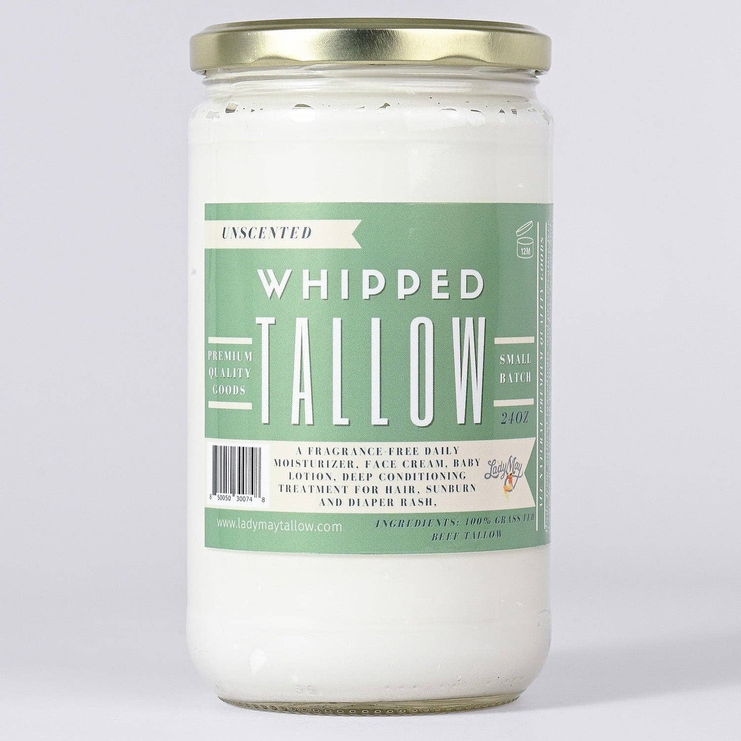 Unscented Whipped Tallow Moisturizer