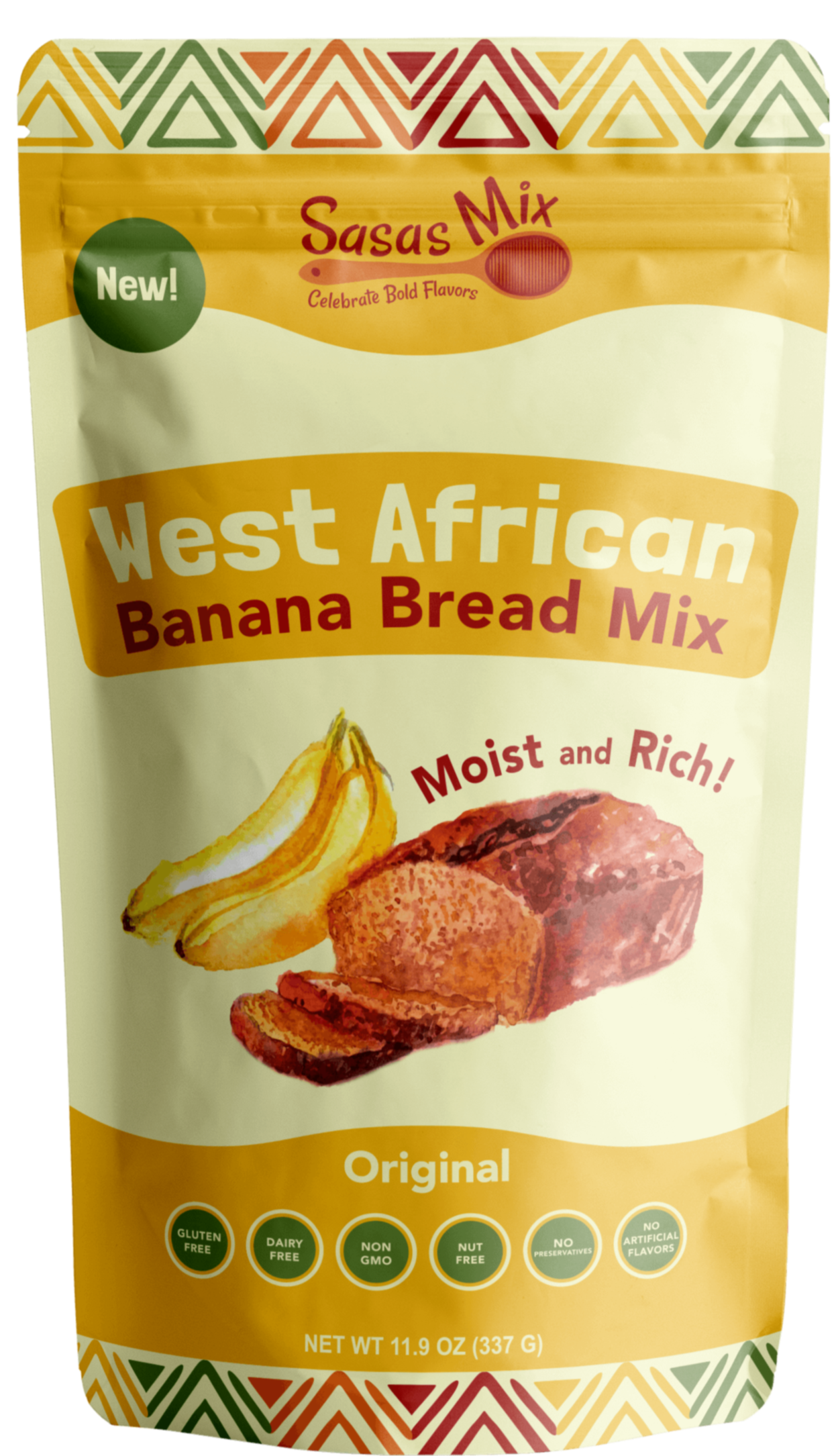 Original West African Banana Bread Baking Mix