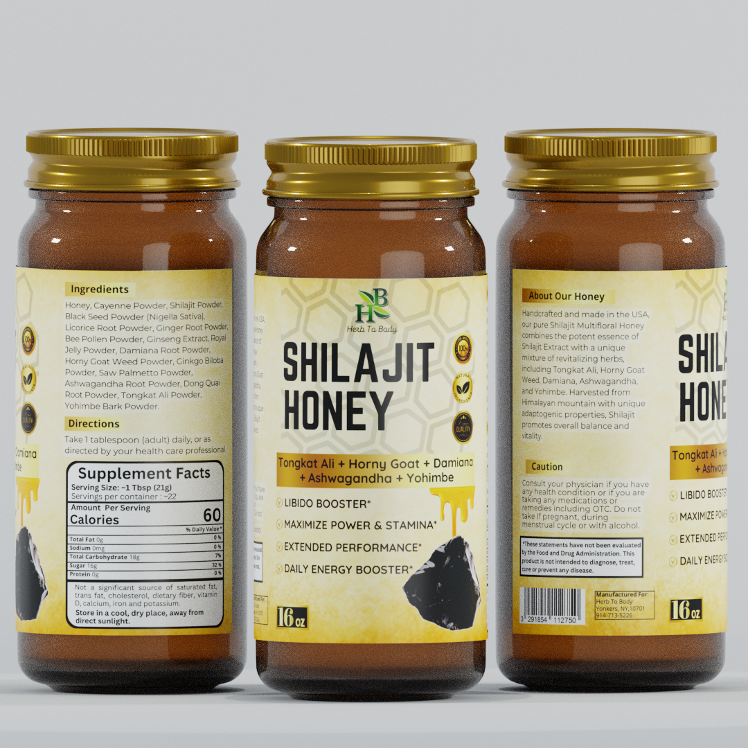 Shilajit Honey 16oz