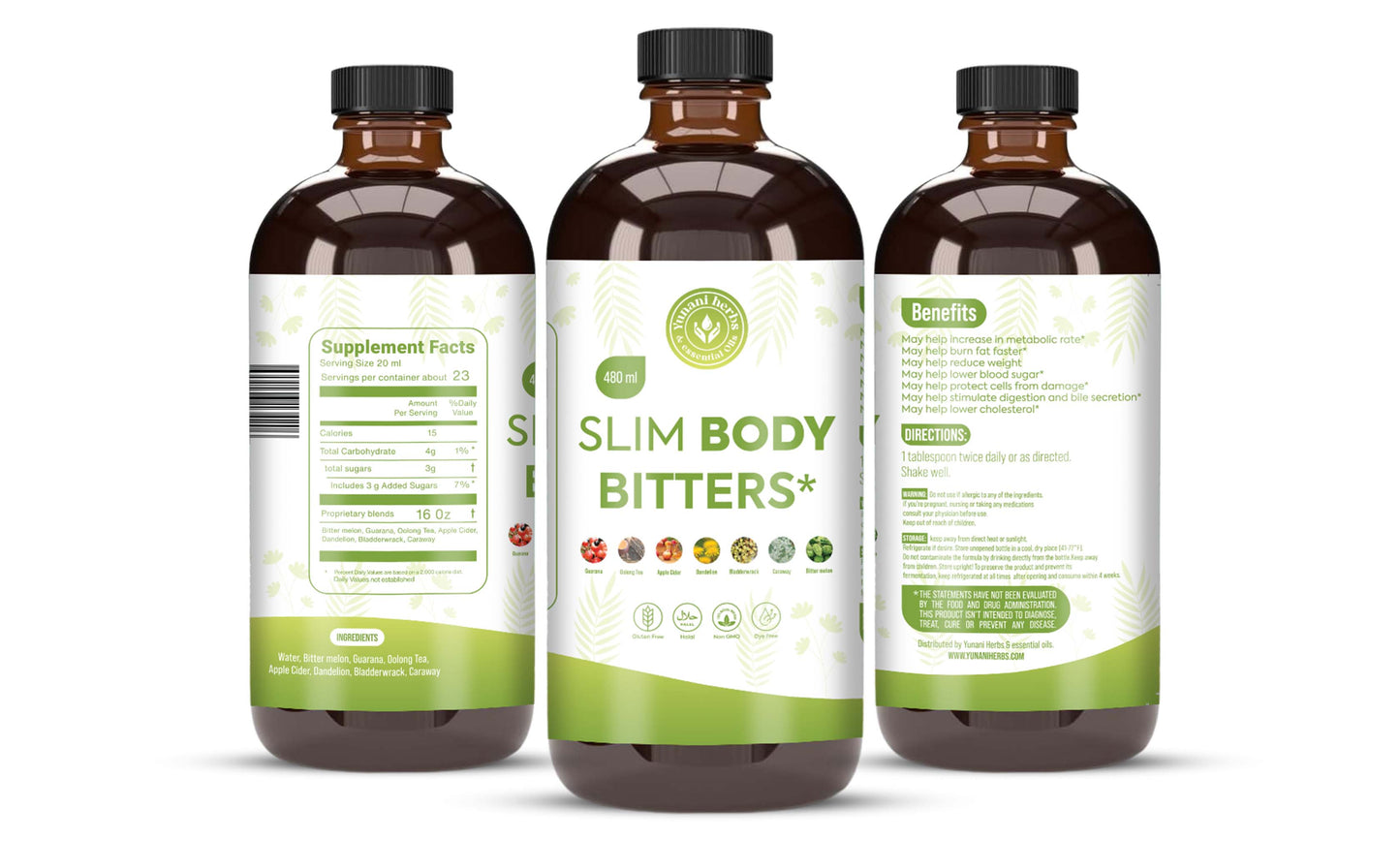 Slim Body living bitters 480mls