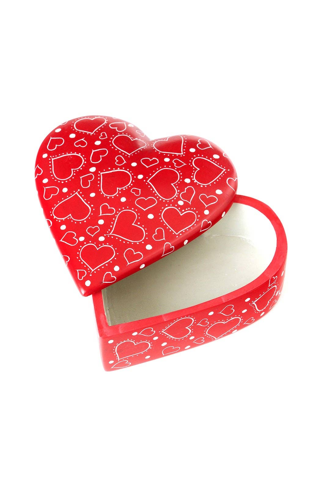 Much Love Red Soapstone Heart Box