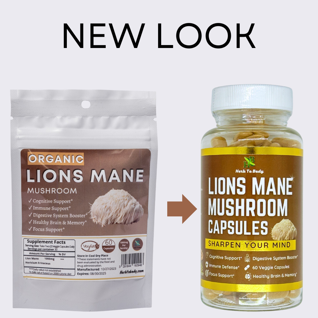 Lions Mane Mushroom - 60 Capsules