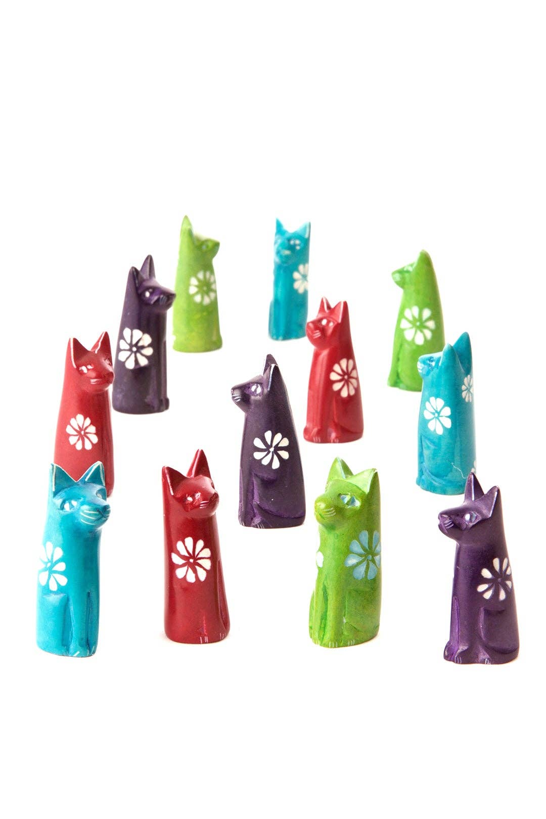 Rainbows & Flowers Miniature Cats