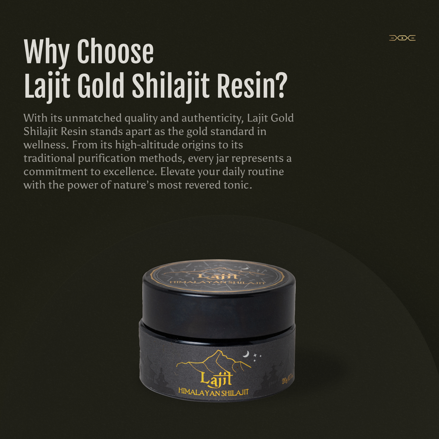 Lajit Himalayan Shilajit Resin