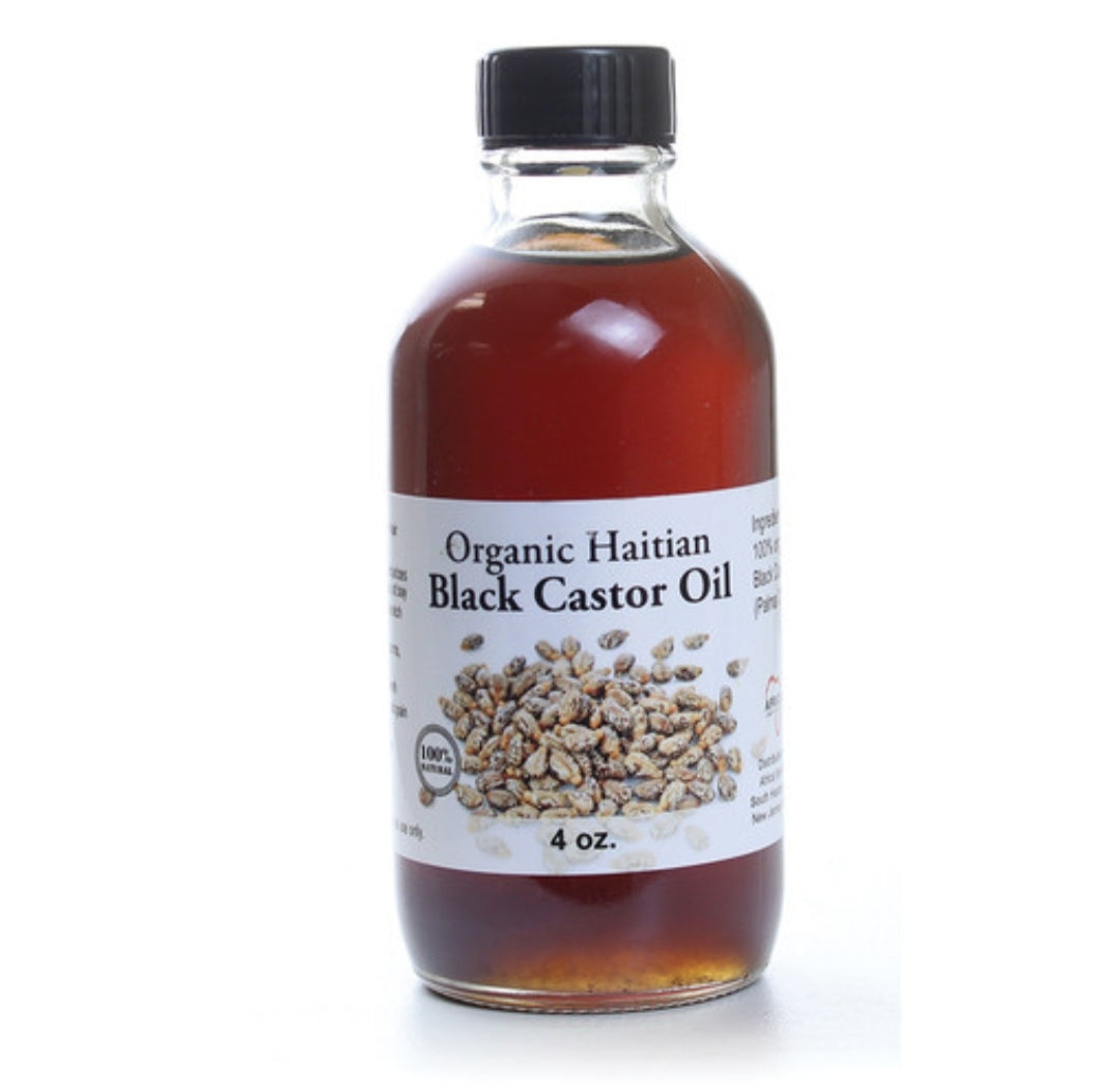 Organic Haitian Black Castor Oil - 4 oz.