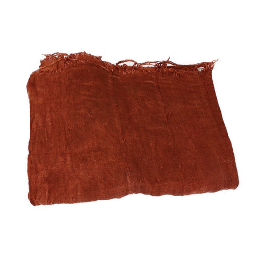 Authentic Mudcloth Plain Rust