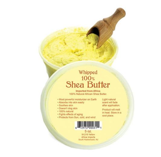 Whipped Shea Butter- Yellow 5 oz