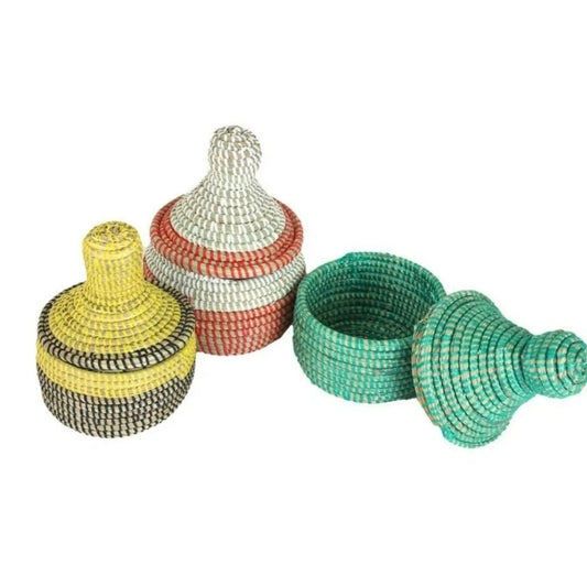 Senegalese Baskets With Lid - Small