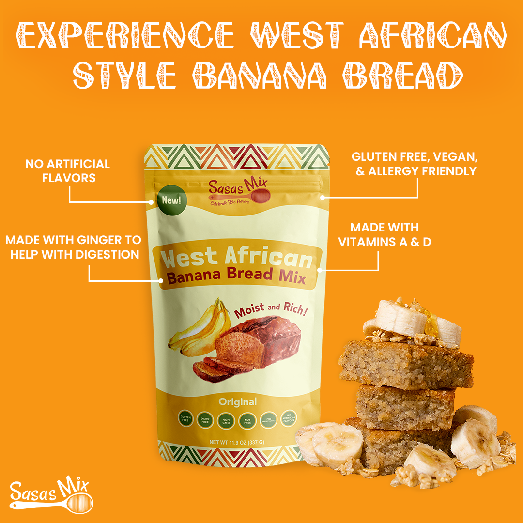 Original West African Banana Bread Baking Mix