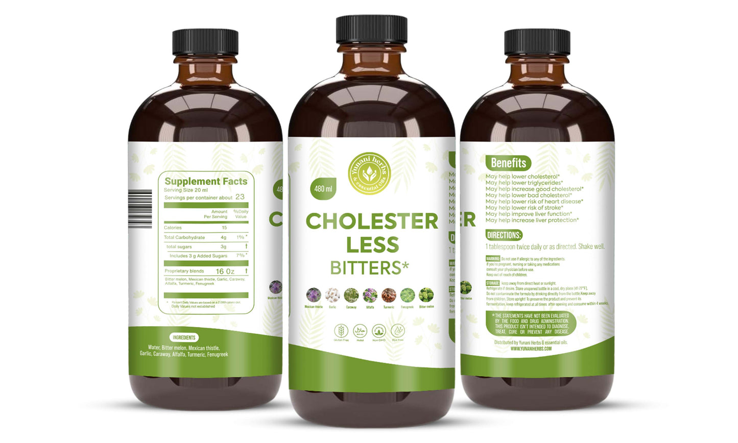 Cholester Less Living bitters 480mls