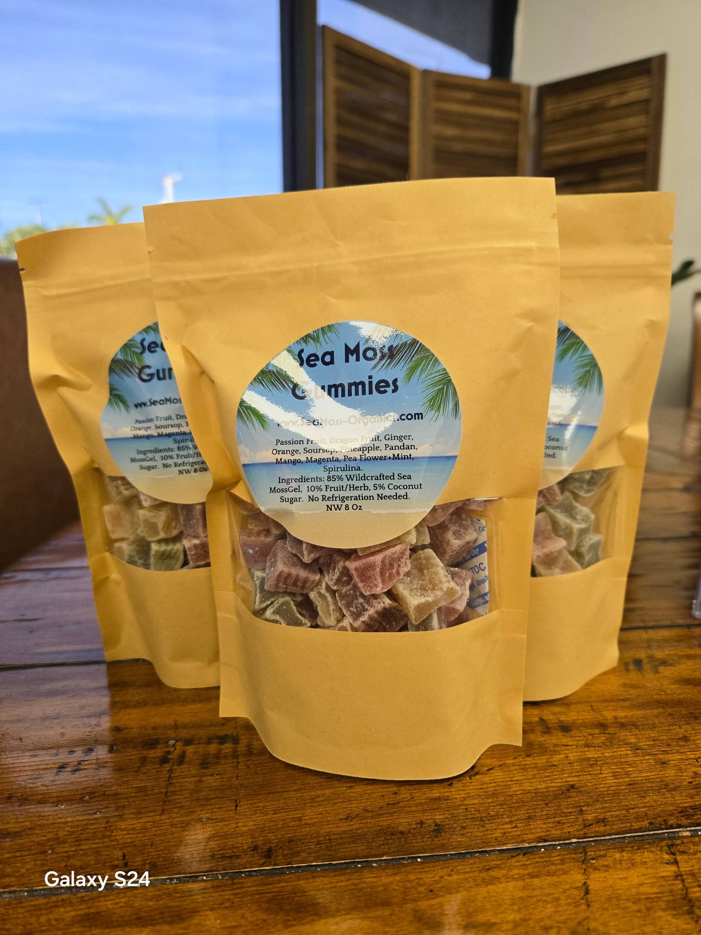 Sea Moss Gummies with organic fruits No Refrigeration needed