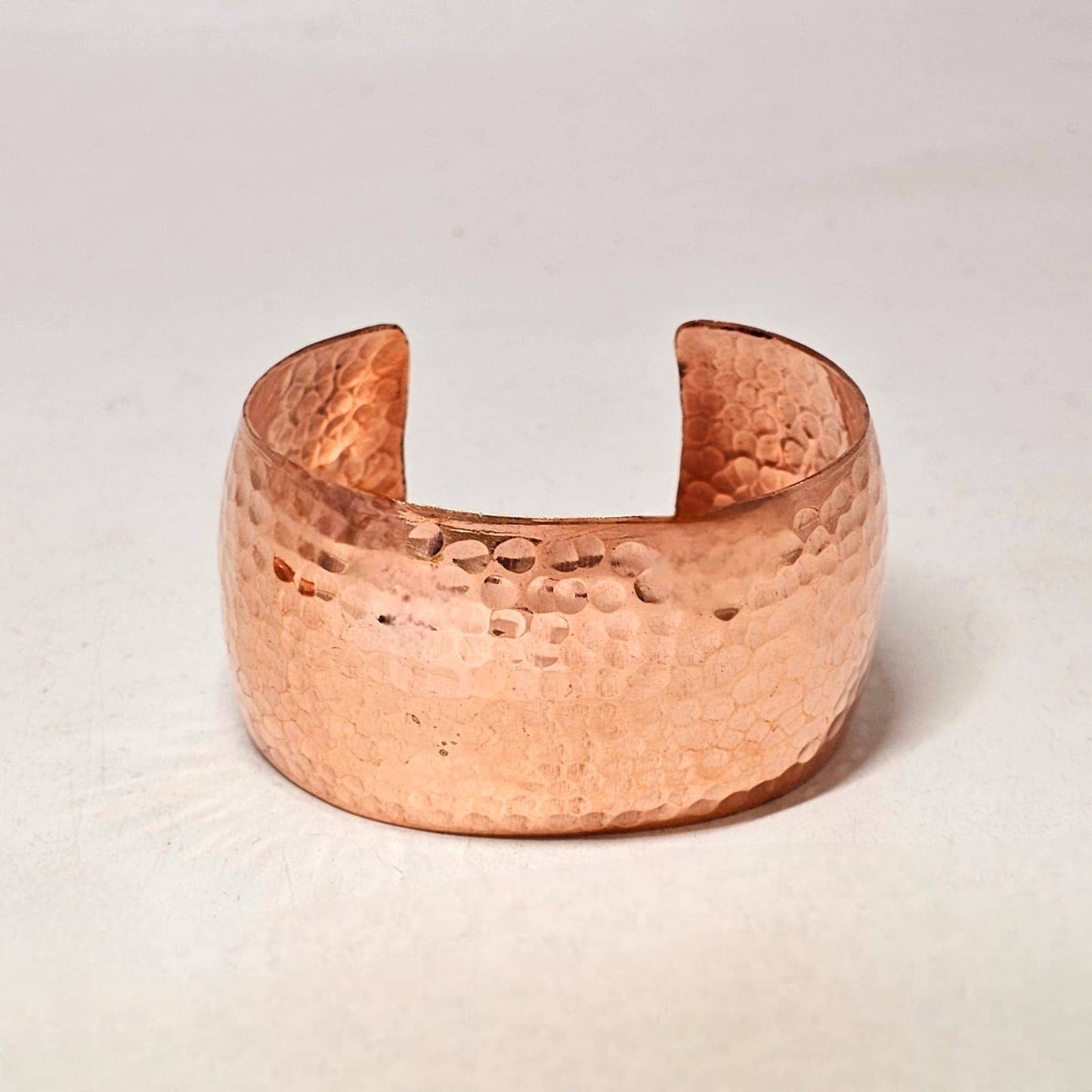 Chunky Hammered Copper Cuff Bracelet