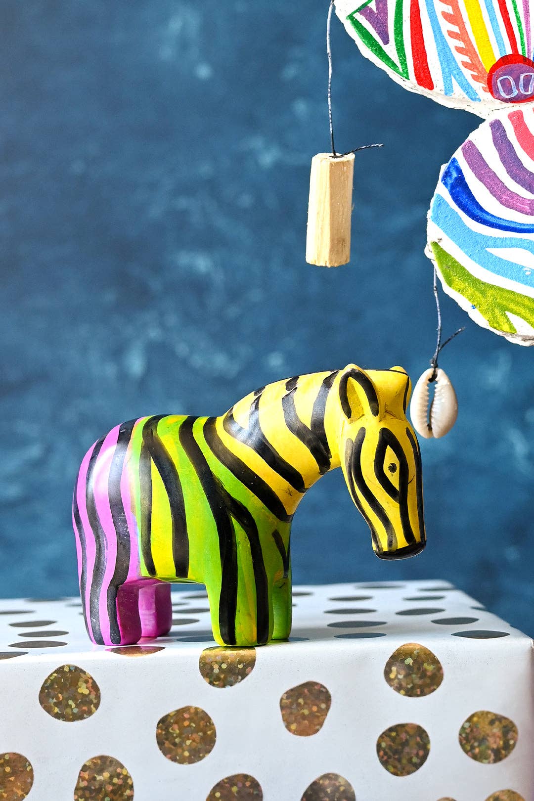 Tutti-Frutti Soapstone Zebra