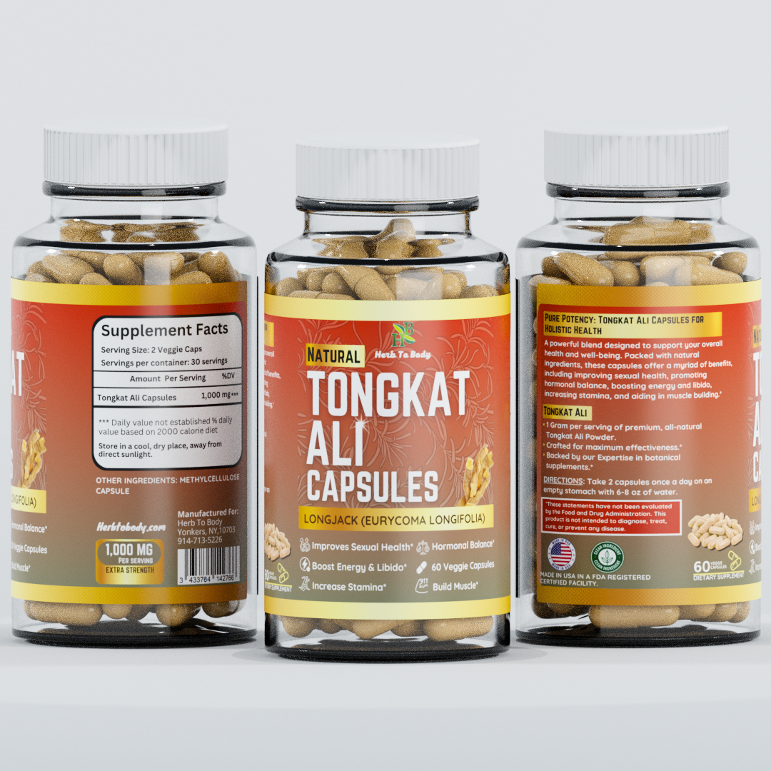 Tongkat Ali – Longjack (Eurycoma Longifolia) – 60 Capsules