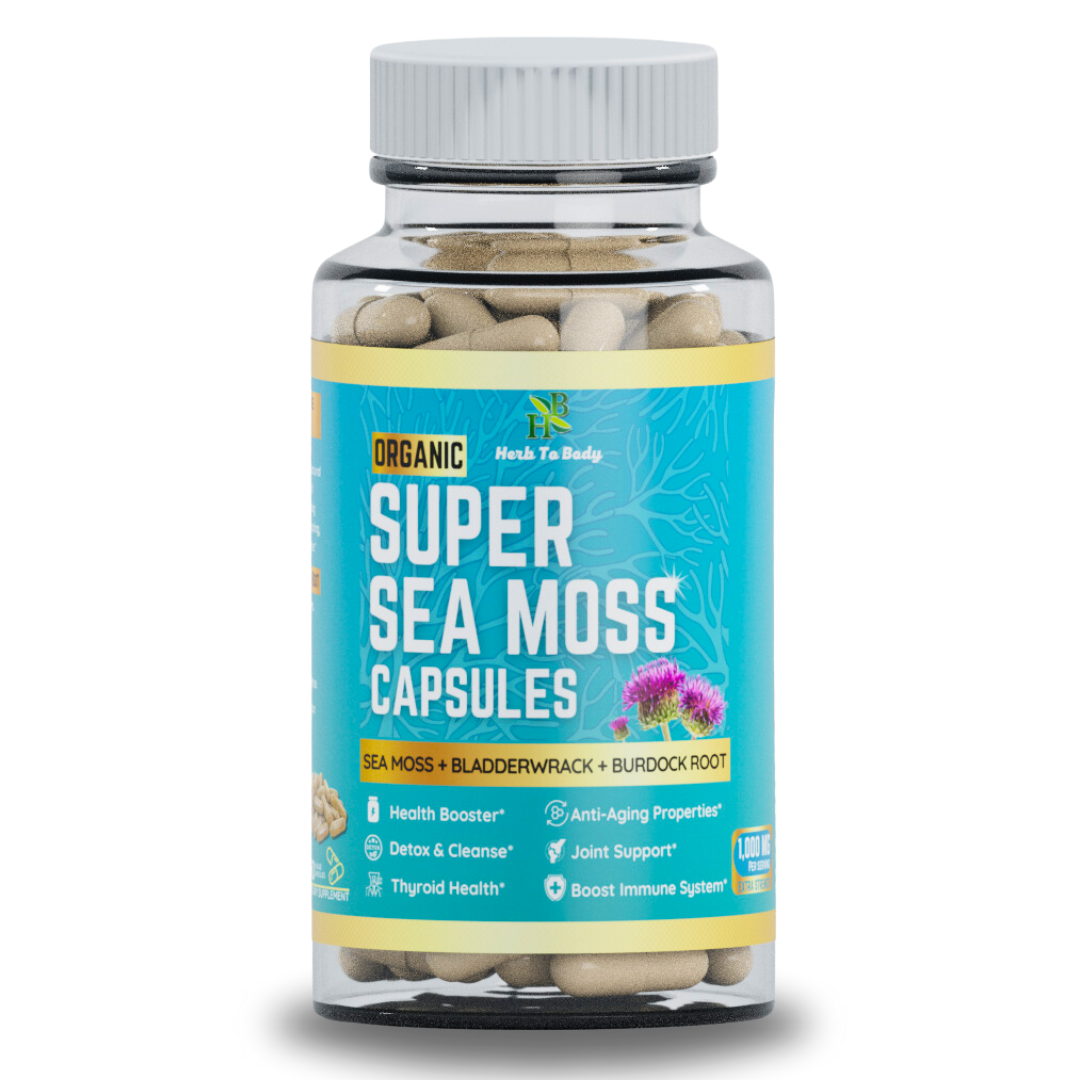 Organic Super Sea Moss Capsules (60 Capsules)