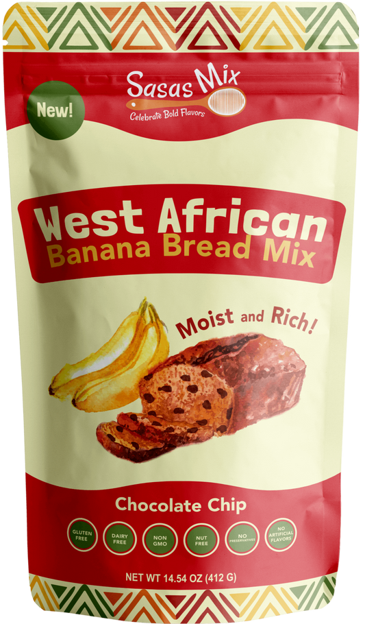 Chocolate Chip West African Banana Bread Baking Mix