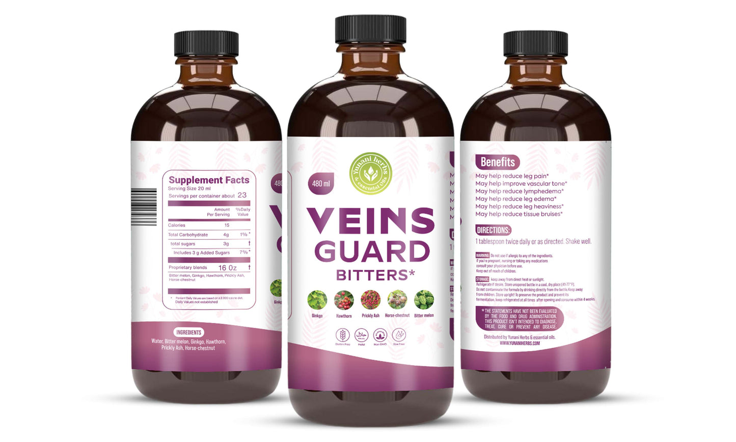 Veins Guard living bitters 480mls