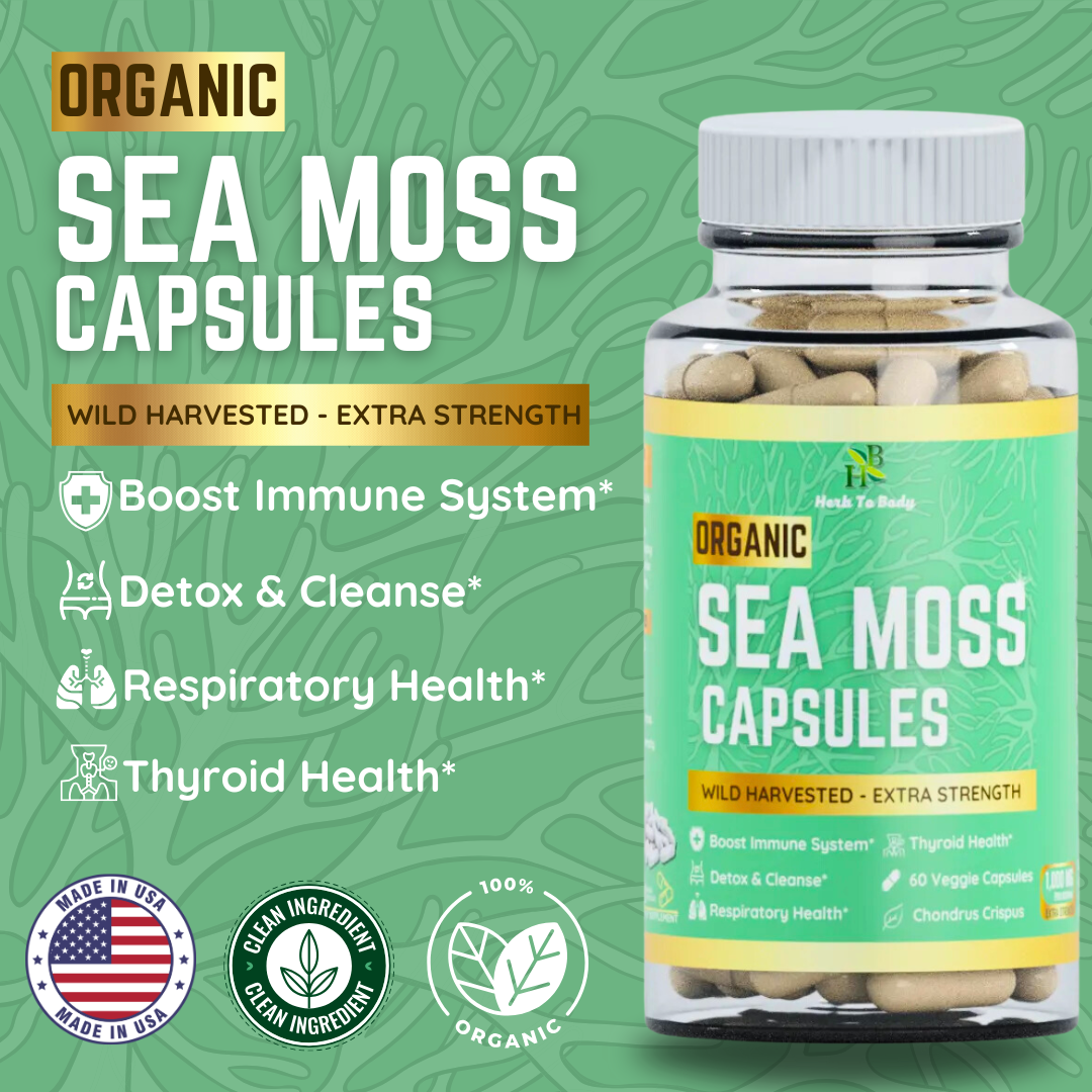 Organic Sea Moss Capsules (60 Capsules)